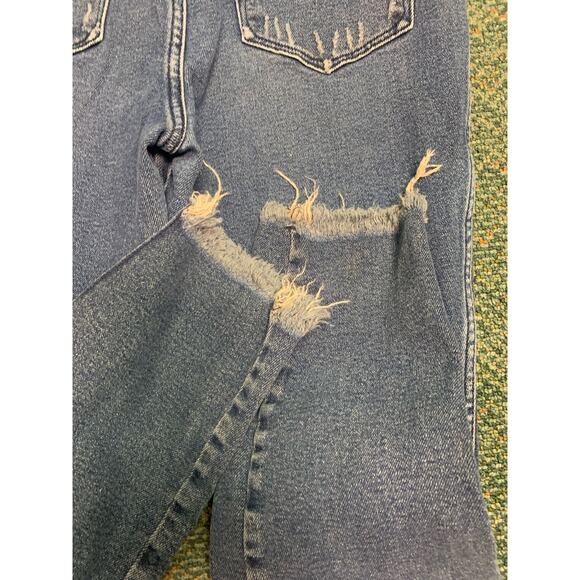 Good American Good Curve Highrise Raw hem skinny jeans sz 30 - Picture 10 of 14